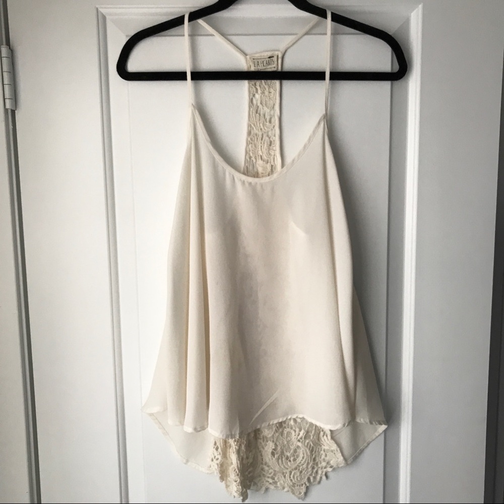 PacSun LA Strapped Crochet Tank Top